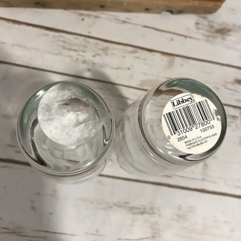 Libbey‎ Bud Vases 2 Clear Glass